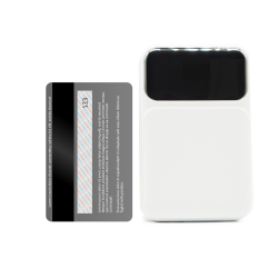 S-Link P104 Powerbank 10 000 mAh z wbudowanymi kablami, HSC 22.5W, PD 20W, biały