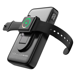 S-Link M1051 Powerbank 10 000 mAh magnes 15 W, HSC 22.5W, PD 20W, QC 3.0, czarny