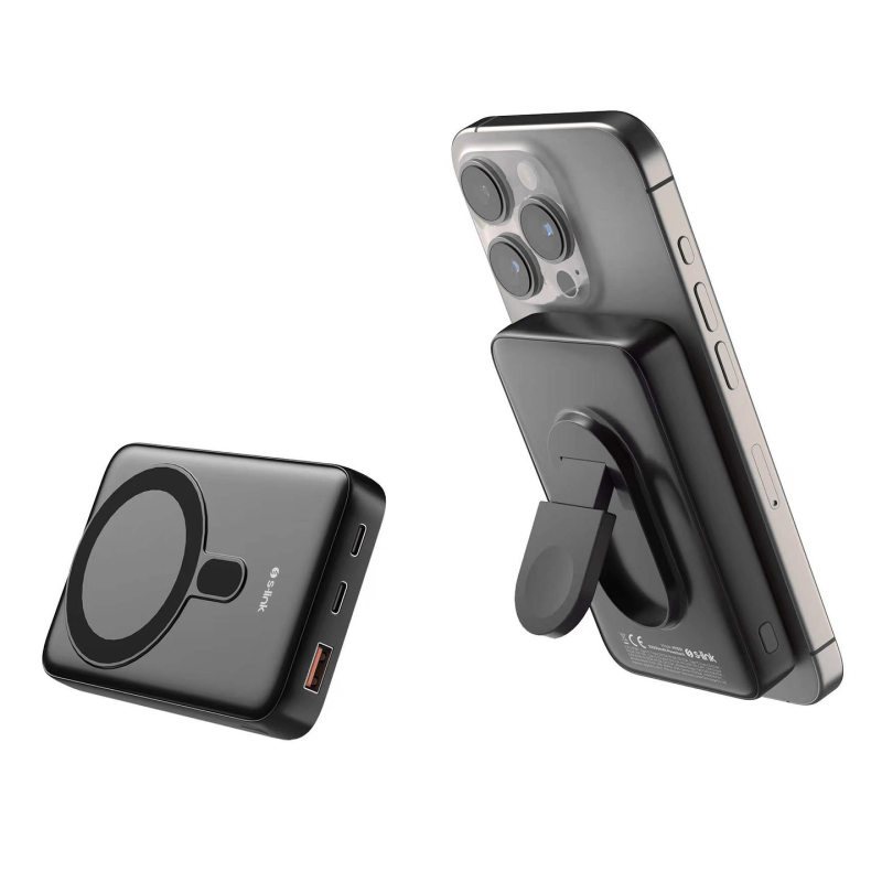 S-Link M1051 Powerbank 10 000 mAh magnes 15 W, HSC 22.5W, PD 20W, QC 3.0, czarny