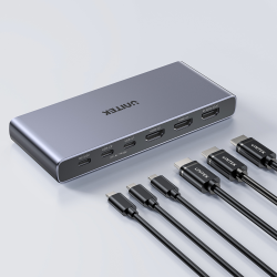 Unitek Przełącznik 4K HDMI/USB-C 4 in 1 out