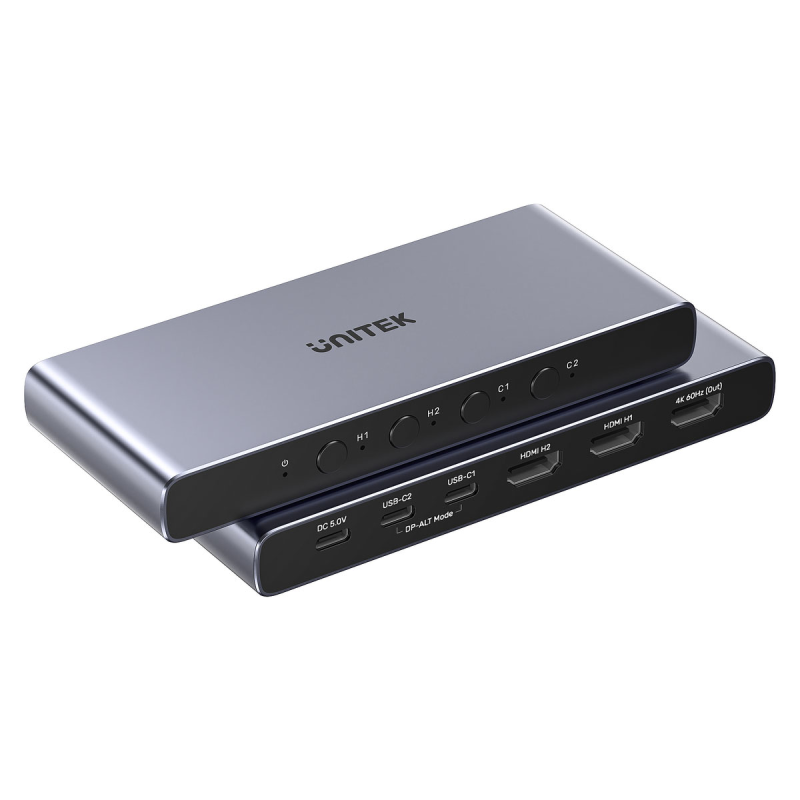 Unitek Przełącznik 4K HDMI/USB-C 4 in 1 out
