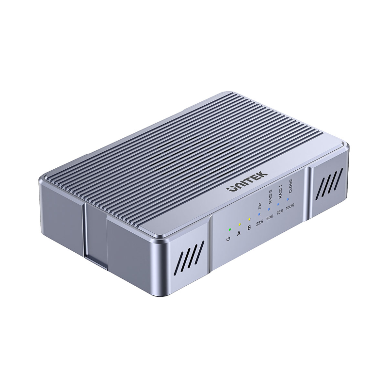 Unitek Obudowa RAID 2xM.2 NVMe/SATA 20Gbps z klonowaniem offline