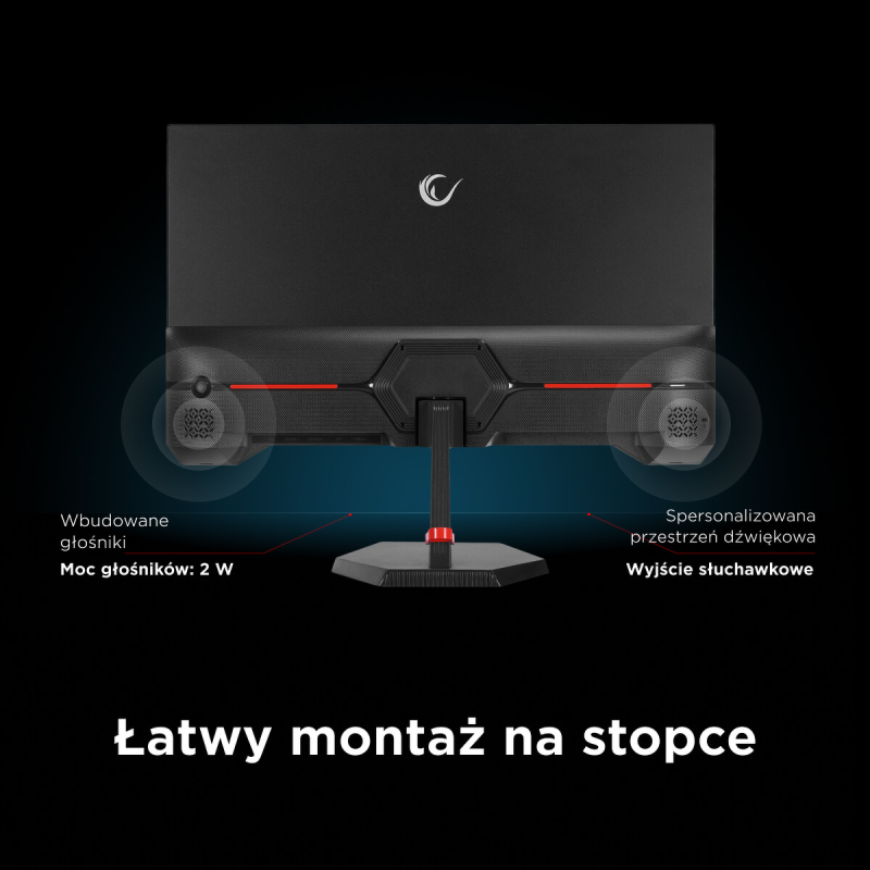 Rampage Crimson Monitor gamingowy 24,5'' 200Hz 0,5 ms Fast IPS