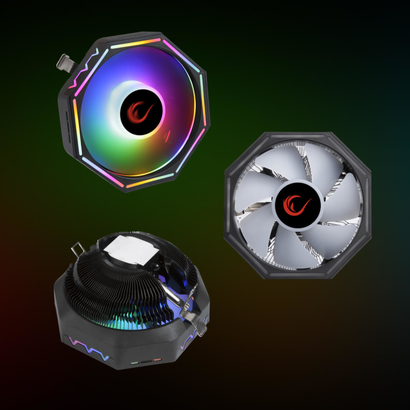 Rampage RM-C04 Coolblade Chłodzenie procesora 120mm LED 1600RPM LGA1700/AM5