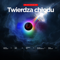 Rampage RM-C04 Coolblade Chłodzenie procesora 120mm LED 1600RPM LGA1700/AM5