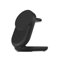 Belkin Ładowarka magnetyczna Qi2 25W, 3w1, składana, zasilacz 45W, czarna