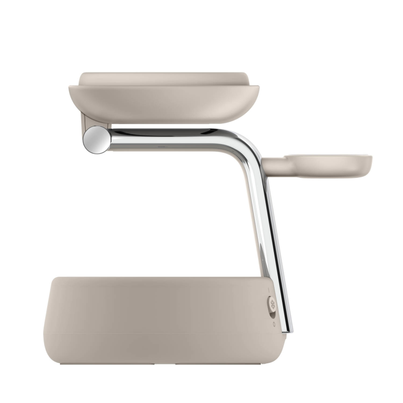 Belkin Ładowarka magnetyczna Qi2 25W, 3w1, zasilacz 45W, kremowa