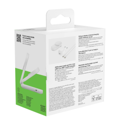 Belkin Ładowarka magnetyczna Qi2 25 W, składana 2w1, zasilacz 45W, biała