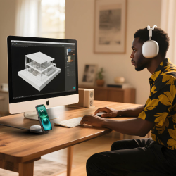 Belkin Ładowarka magnetyczna Qi2 25W, składana 2w1, zasilacz 45W, czarna