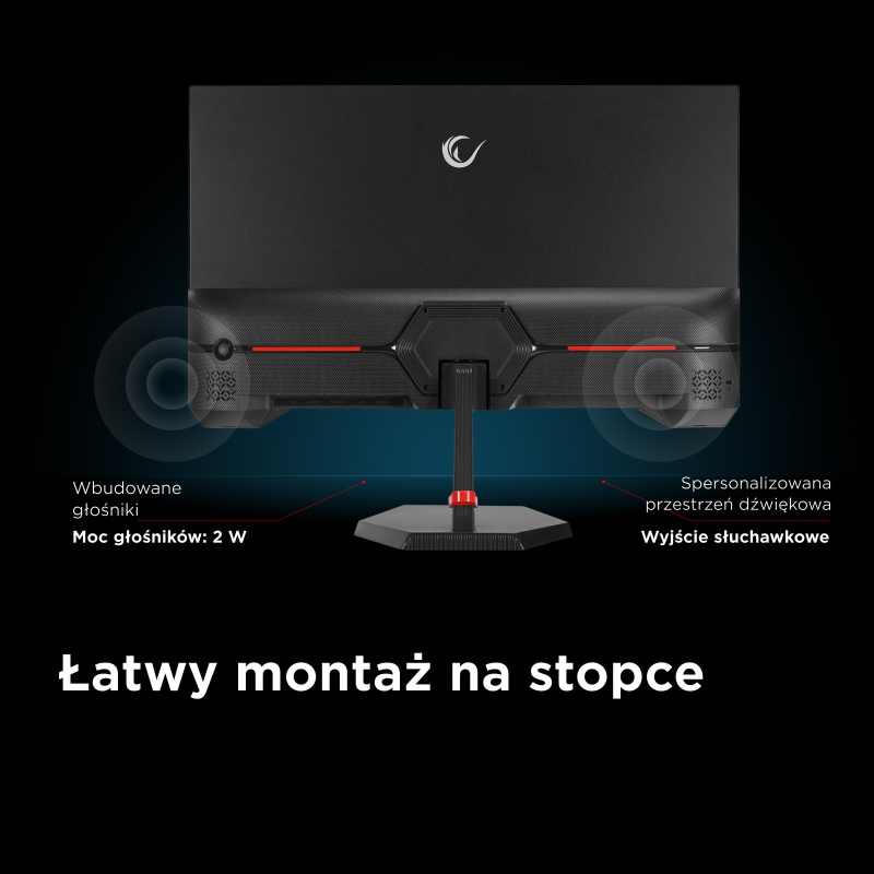 Rampage Crimson Monitor gamingowy 24,5'' 300Hz 1 ms Fast IPS