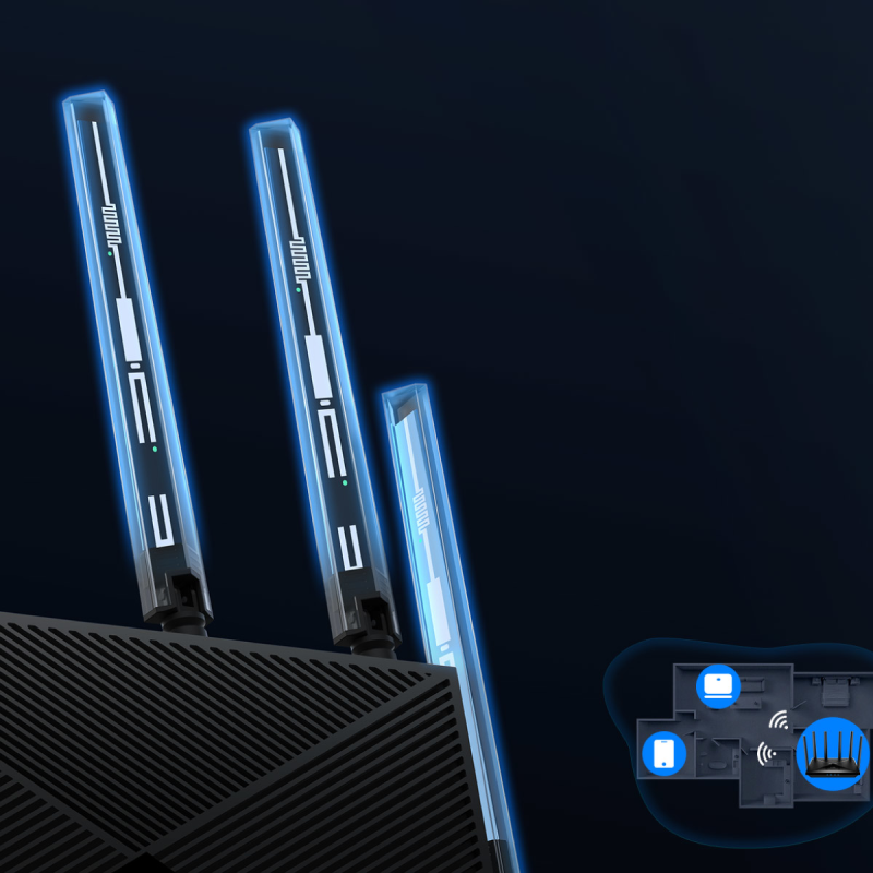 CUDY WR6500 | router, Wi-Fi 7, 2,4GHz/5GHz, Gigabit, MESH