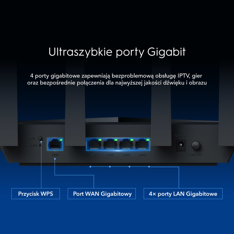 CUDY WR6500 | router, Wi-Fi 7, 2,4GHz/5GHz, Gigabit, MESH