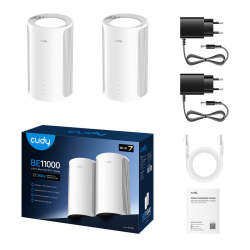 CUDY M11000(2-Pack) | Mesh, WiFi 7, 2,4GHz/5GHz/6GHz... | PartsPC.pl
