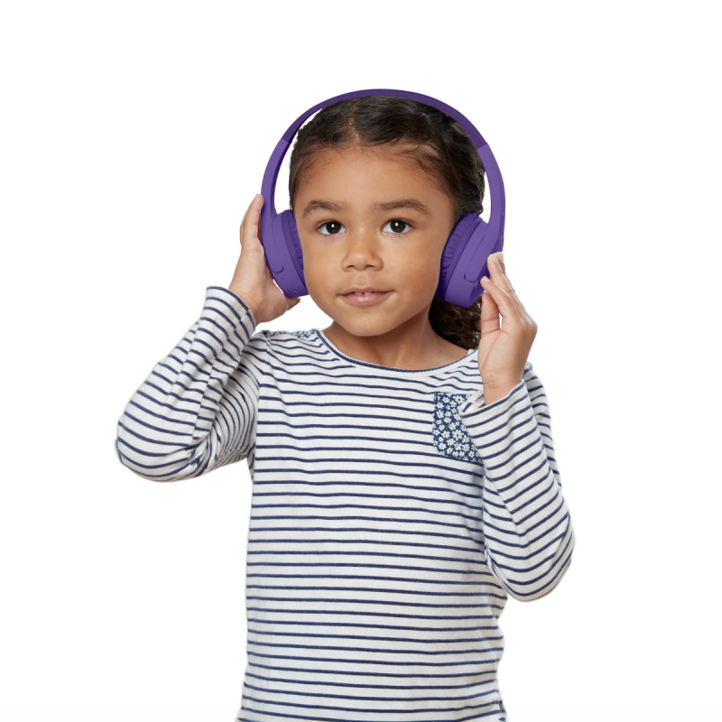 Belkin Słuchawki nauszne dla dzieci, bezprzewodowe, fioletowe