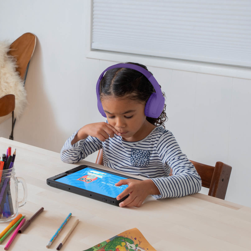 Belkin Słuchawki nauszne dla dzieci, bezprzewodowe, fioletowe