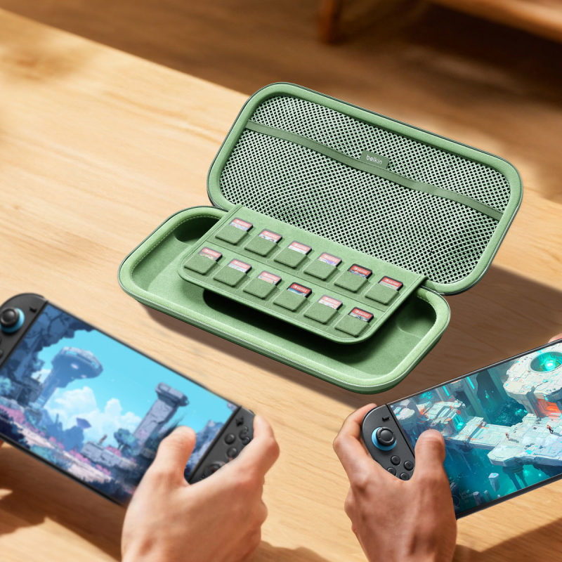 Belkin Etui podróżne na Nintendo Switch 2, szałwiowe