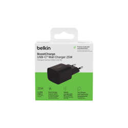 Belkin Ładowarka USB-C 25W PD 3.1, kompaktowa, czarna
