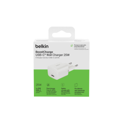 Belkin Ładowarka USB-C 25W PD 3.1, kompaktowa, biała
