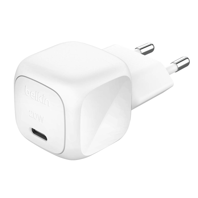 Belkin Ładowarka USB-C PD 3.1 20W, kompaktowa, kabel, biała
