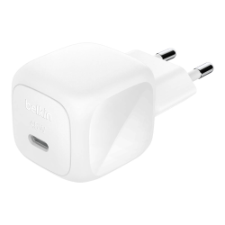 Belkin Ładowarka USB-C 45W, PD 3.1, BoostCharge, kompaktowa, kabel USB-C, biała