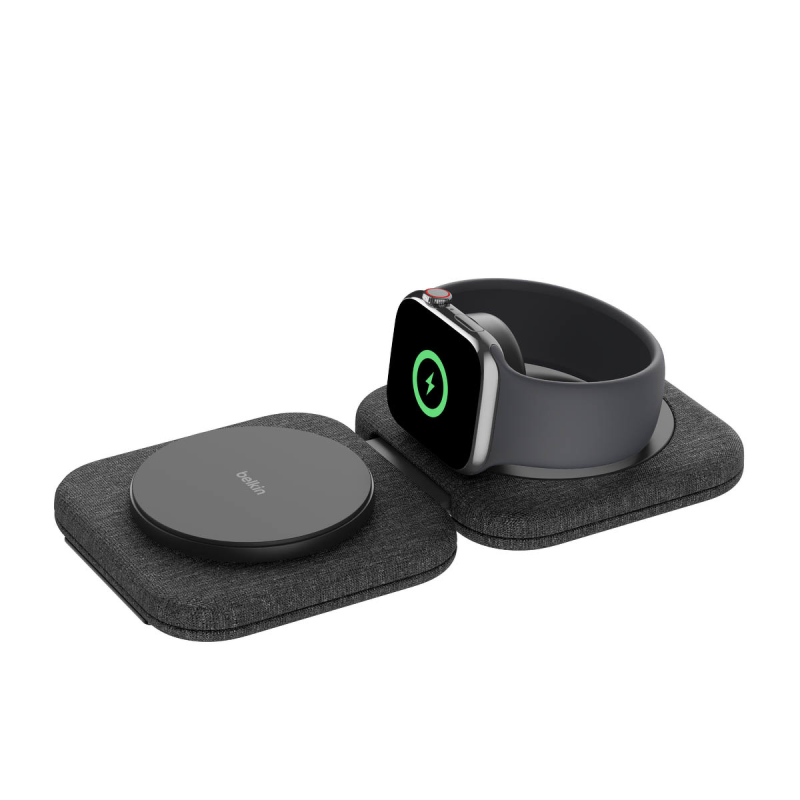 Belkin Ładowarka magnetyczna Qi2 15W, 2w1, składana, podróżna, Apple Watch