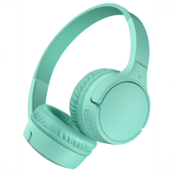 Belkin Słuchawki nauszne dla dzieci, bezprzewodowe, jasnozielone