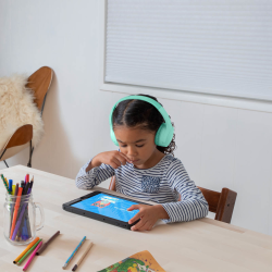 Belkin Słuchawki nauszne dla dzieci, bezprzewodowe, jasnozielone