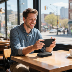 Belkin Powerbank 20 000 mAh do Nintendo Switch 2, 30W, wbudowany kabel USB-C, czarny