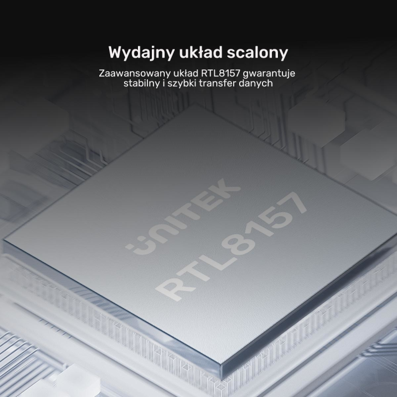 Unitek Adapter USB-C do RJ45 5Gbps