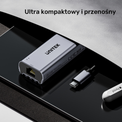 Unitek Adapter USB-C do RJ45 5Gbps