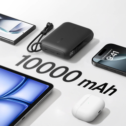 Belkin Powerbank 10 000 mAh, 2x USB-C 20W, czarny