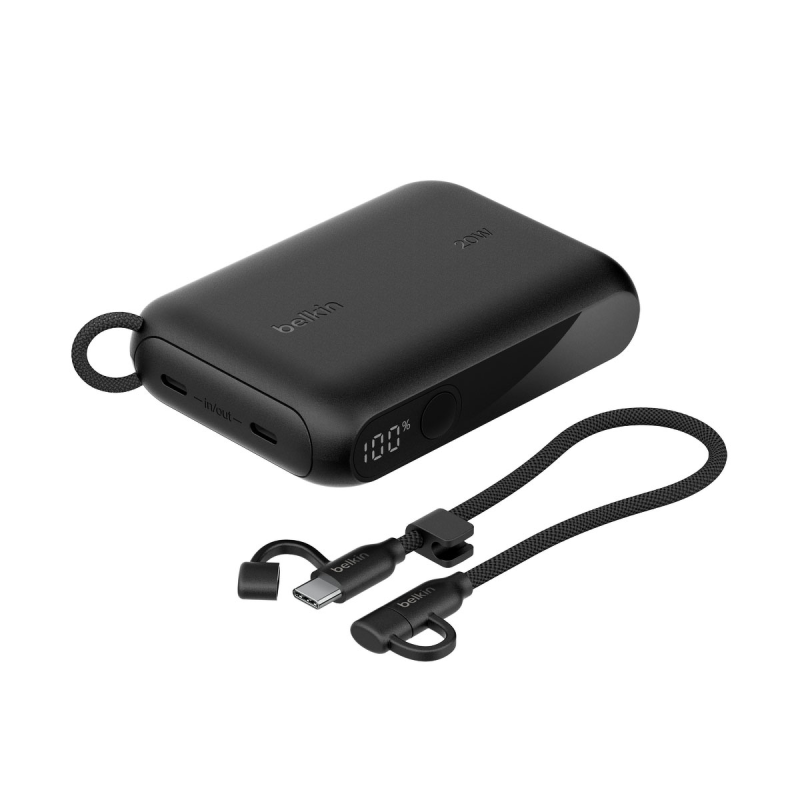 Belkin Powerbank 10 000 mAh, 2x USB-C 20W, czarny