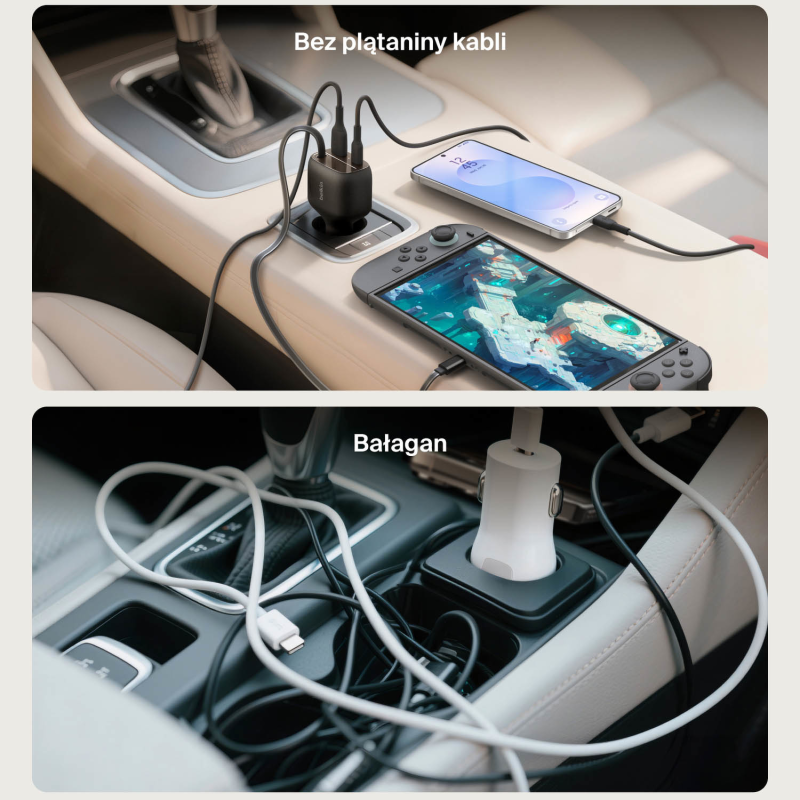 Belkin BoostCharge Ładowarka samochodowa 75W z wysuwanym... | PartsPC.pl