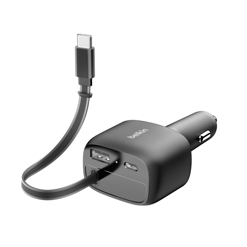 Belkin BoostCharge Ładowarka samochodowa 75W z wysuwanym... | PartsPC.pl
