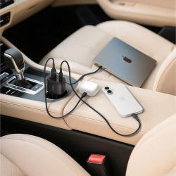 Belkin BoostCharge Ładowarka samochodowa 75W z wysuwanym... | PartsPC.pl