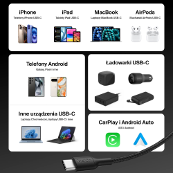 Belkin Kabel USB-C na USB-C 240W, BoostCharge Pro, 1m, biały