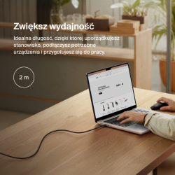 Belkin Kabel USB-C na USB-C 240W, BoostCharge Pro, 2m, czarny