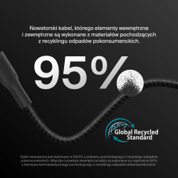 Belkin Kabel USB-C na USB-C 240W, BoostCharge Pro, 2m, czarny