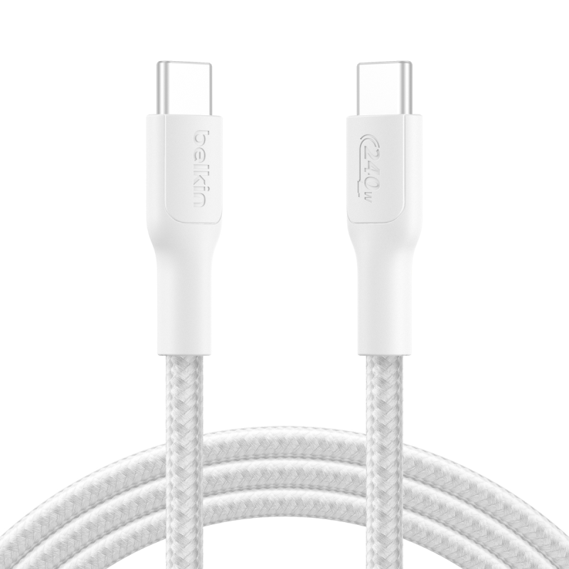 Belkin Kabel USB-C na USB-C 240W, BoostCharge Pro, 2m, biały