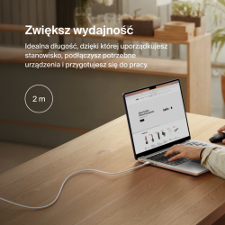 Belkin Kabel USB-C na USB-C 240W, BoostCharge Pro, 2m, biały