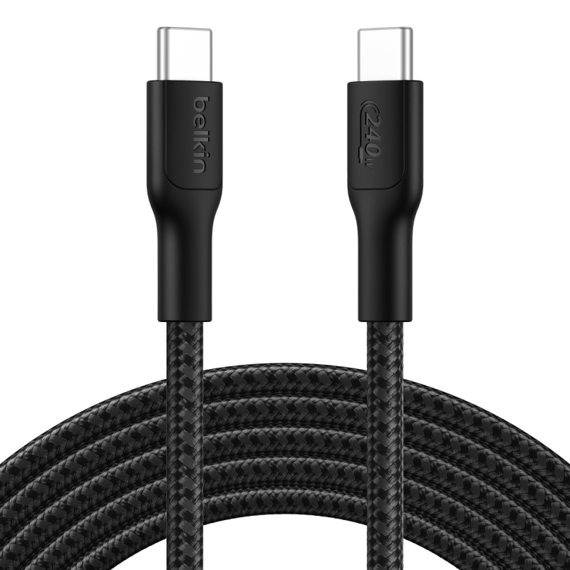 Belkin Kabel USB-C na USB-C 240W, BoostCharge Pro, 3m, czarny