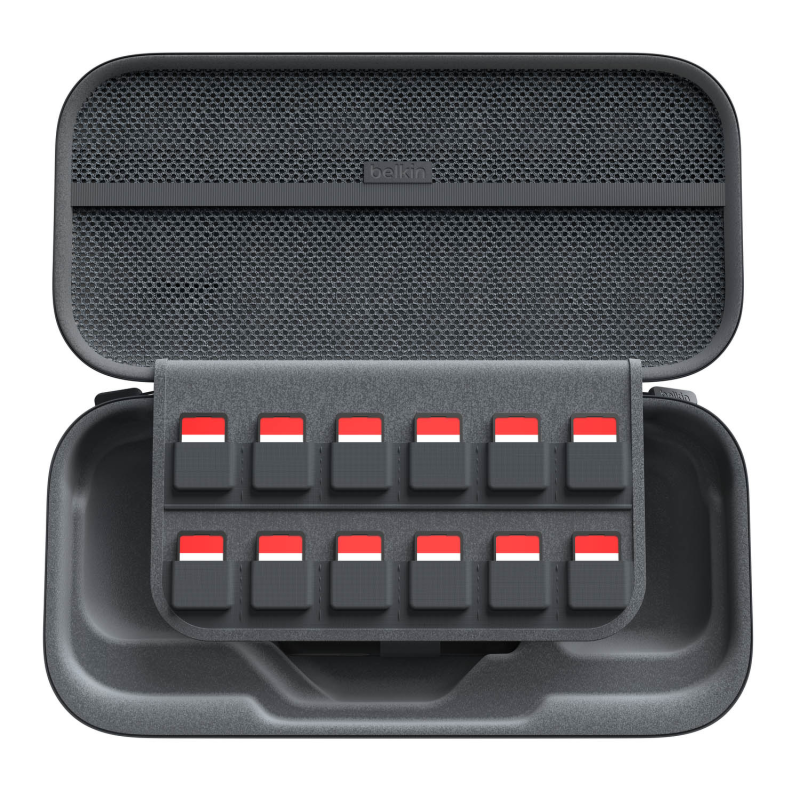 Belkin Etui ładujące na Nintendo Switch 2, powerbank 10 000 mAh, 2x USB-C 20W, czarne