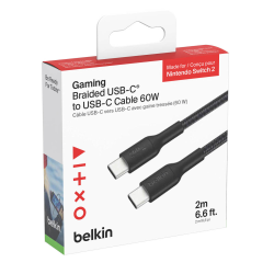 Belkin Kabel USB-C na USB-C 60W, w oplocie, do Nintendo Swit… | PartsPC.pl