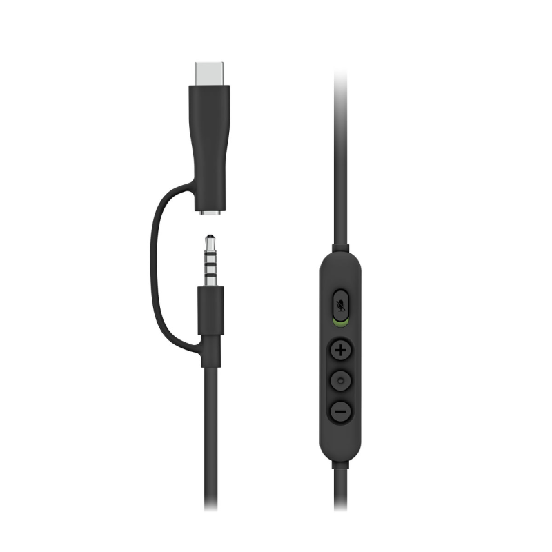 Belkin Słuchawki nauszne, przewodowe USB-C/mini jack, do Nintendo Switch 2, czarne