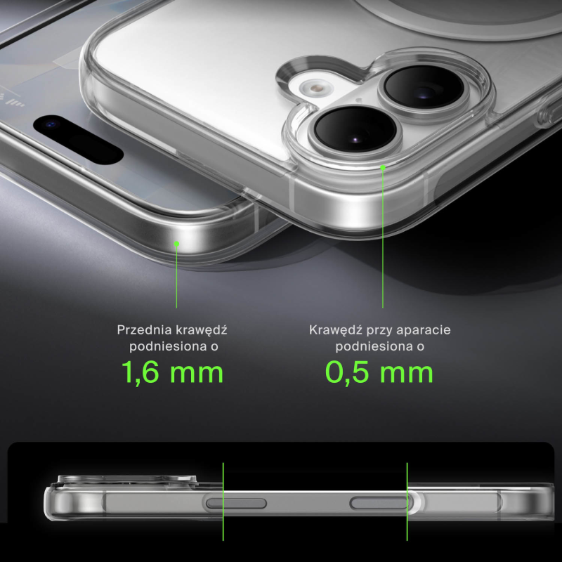 Belkin Etui na iPhone 17 magnetyczne, przezroczyste