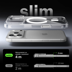 Belkin Etui na iPhone 17 Pro magnetyczne, przezroczyste