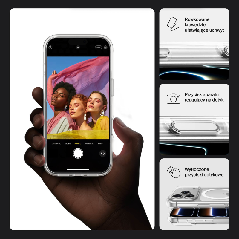 Belkin Etui na iPhone 17 Pro magnetyczne, przezroczyste