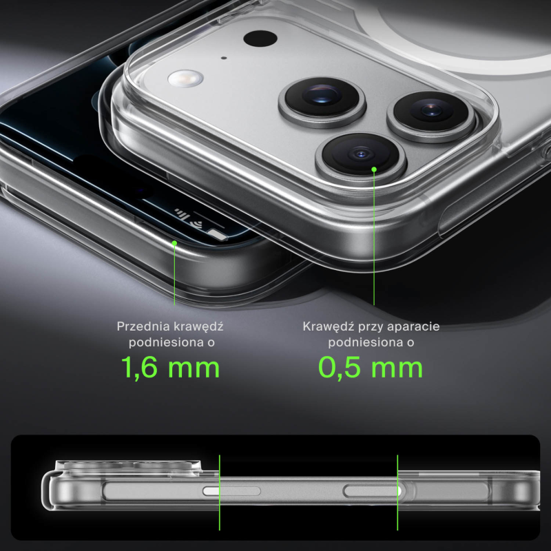 Belkin Etui na iPhone 17 Pro magnetyczne, przezroczyste