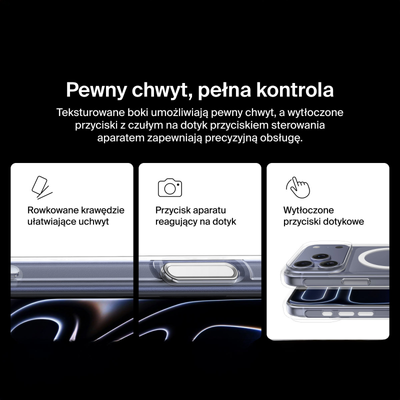 Belkin Etui na iPhone 17 Pro Max magnetyczne, przezroczyste
