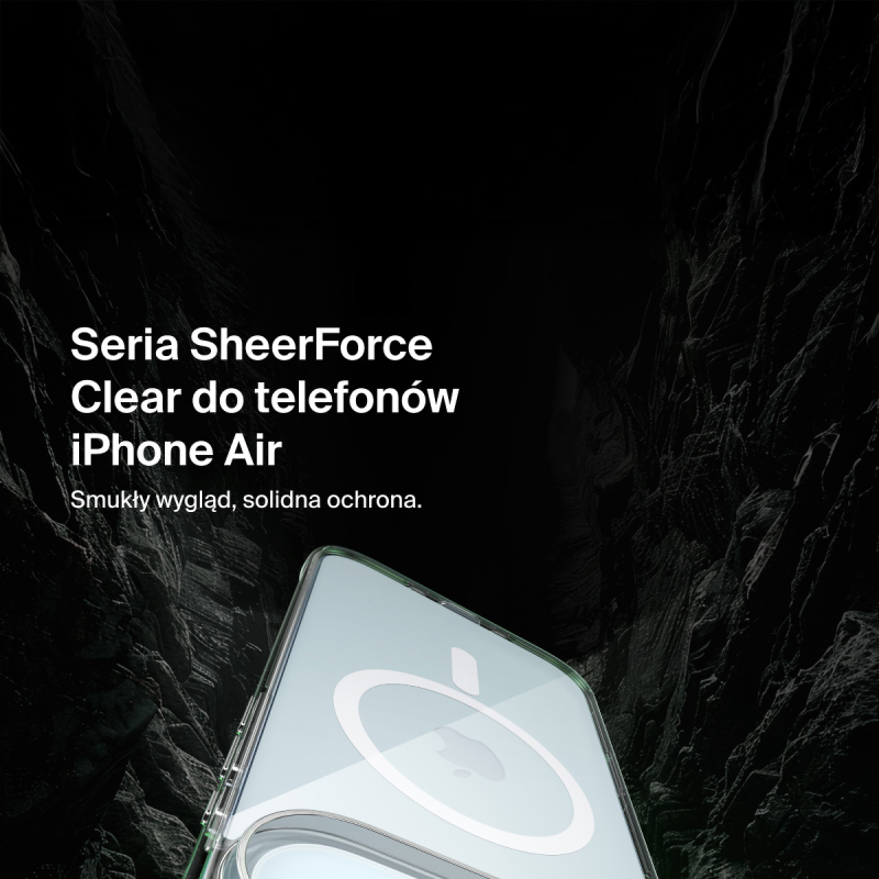 Belkin Etui na iPhone Air magnetyczne, przezroczyste